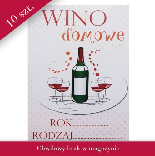 Etykiety na wino bimberek