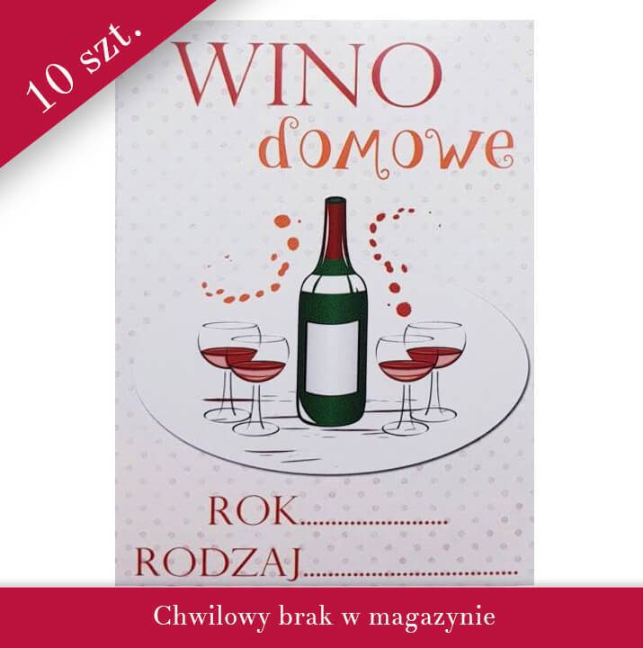 Etykiety na wino bimberek