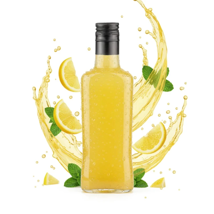 Szklana butelka 200ml Diva Bimberek cytrynowka