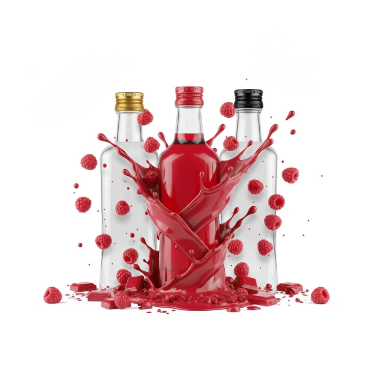 likier malinowy Szklana butelka 200ml Diva Bimberek hurt