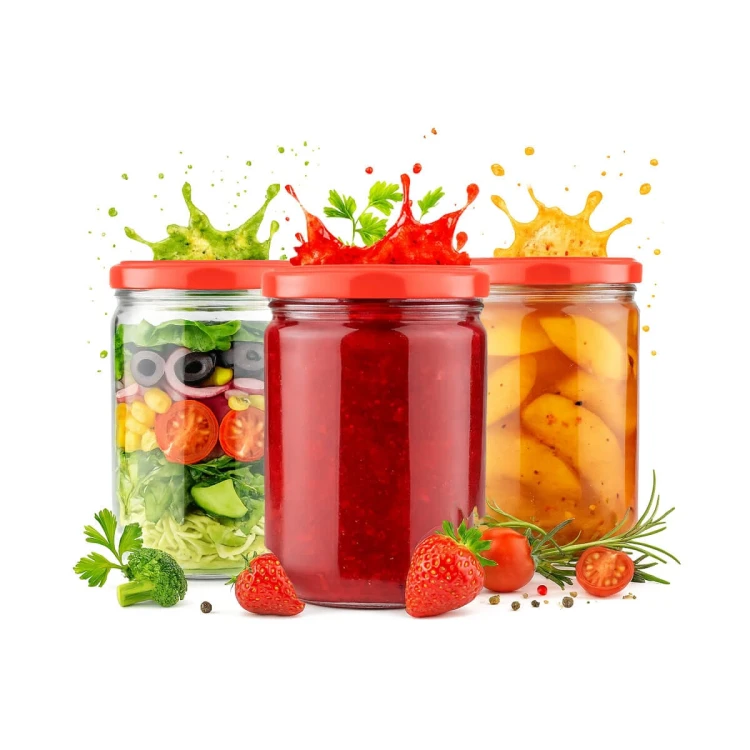 szklany sloik lunch 440ml bimberek zestaw hurt