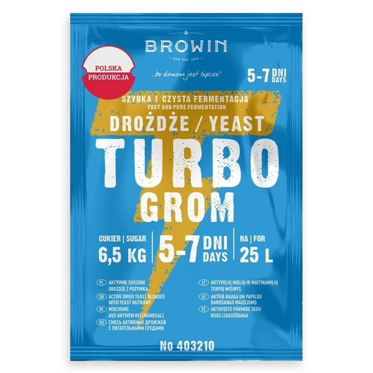 drożdże gorzelnicze turbo geom bimberek browin