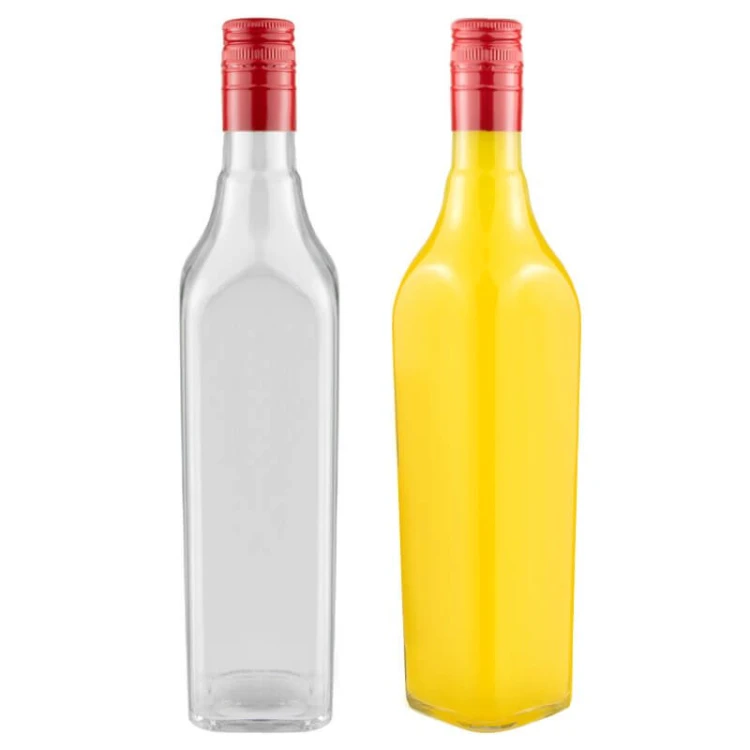 kwadratowaButelka na alkohol Zeus 500ml Bimberek