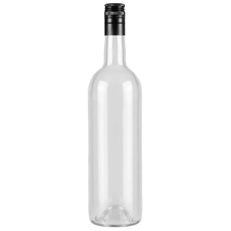 Butelka winoo na zakretke czarna bezbarwna bimberek