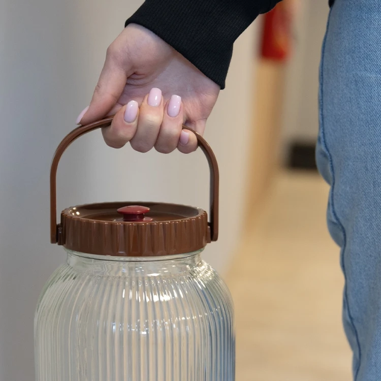 ozdobny Sloj szklany do fermentacji 3,5L bimberek