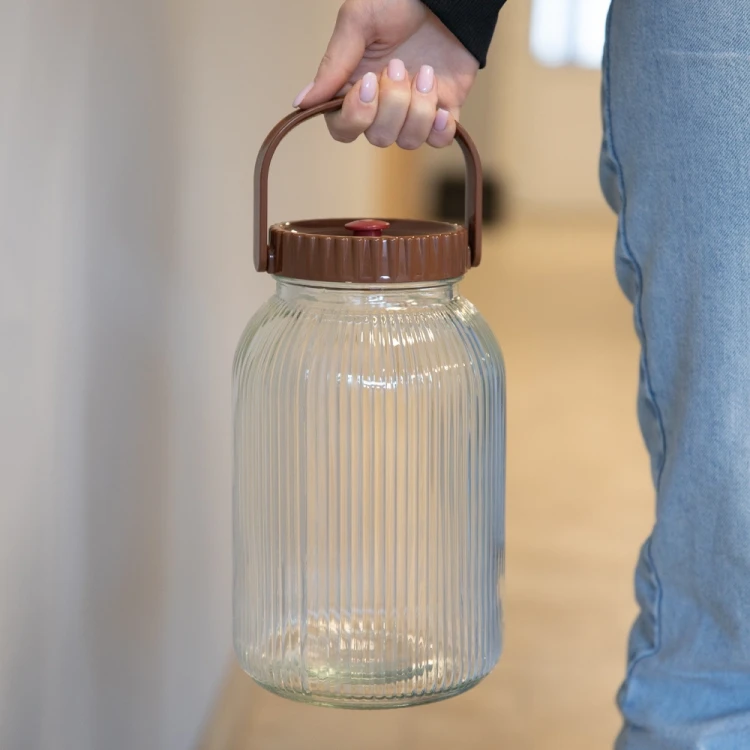 ozdobny Sloj szklany do fermentacji 3,5L bimberek
