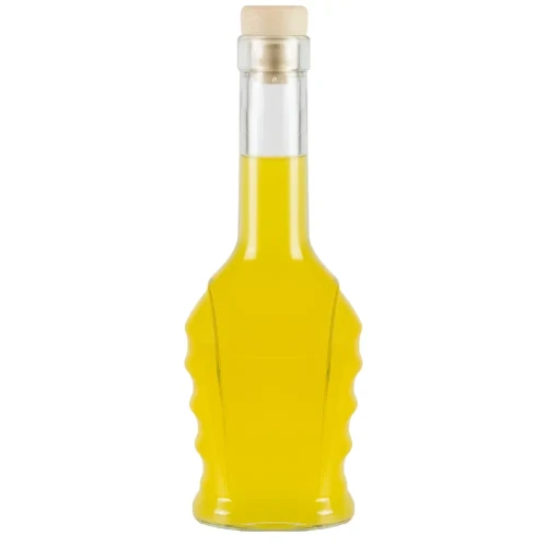 szklana Ozdobna butelka na nalewki Petri 250ml Bimberek