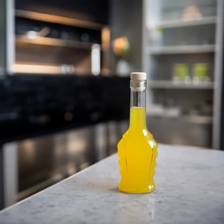 falowana Ozdobna butelka na nalewki Petri 250ml Bimberek