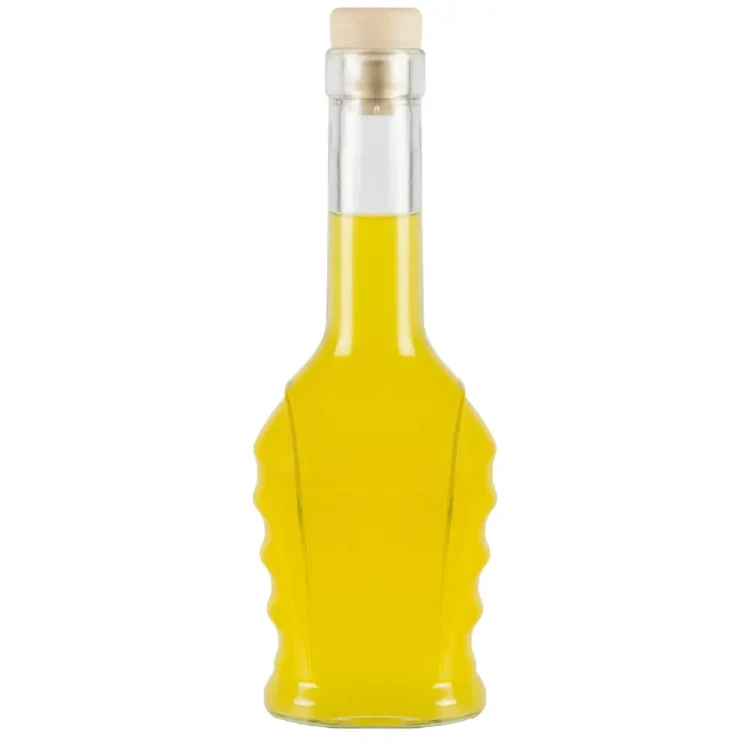 szklana Ozdobna butelka na nalewki Petri 250ml Bimberek