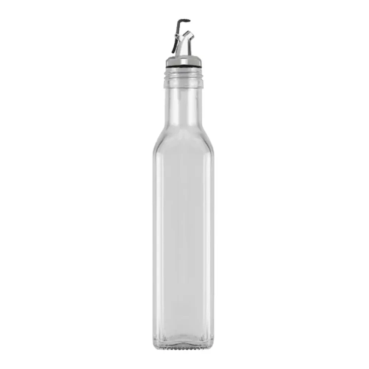 Butelka z dozownikiem na oliwe 250ml bezbarwna bimberek