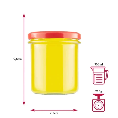 Sloik rant 350ml Wymiary
