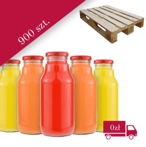 Pół Paleta butelek Kubuś 330ml 900 sztuk Bimberek