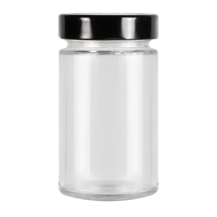 waski Sloik Aria wieczko wysokie zielone 245ml Bimberek czarne