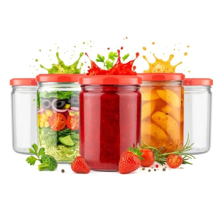 szklany sloik lunch 440ml bimberek zestaw hurtonwia