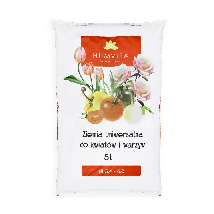 Ziemia uniwersalna do kwiatow i warzyw humivita 5L bimberek