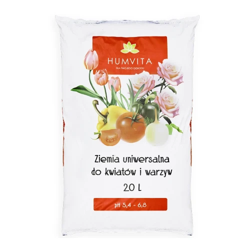 Ziemia uniwersalna do kwiatow i warzyw humivita 20L bimberek