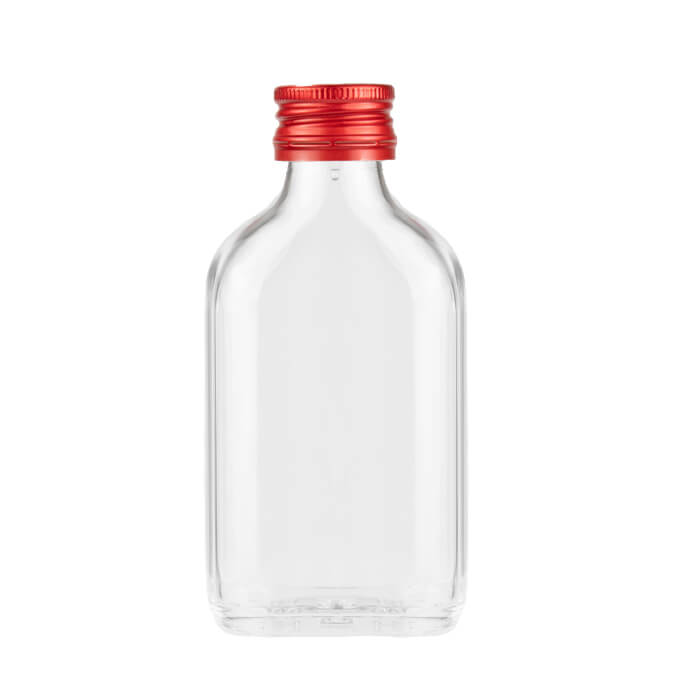 szklana Butelka Piersiówka 100ml Bimberek