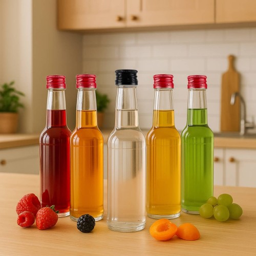 Butelka na nalewki monopol 100ml bimberek zestaw
