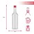 Butelka monopol 100ml bimberek wymiary