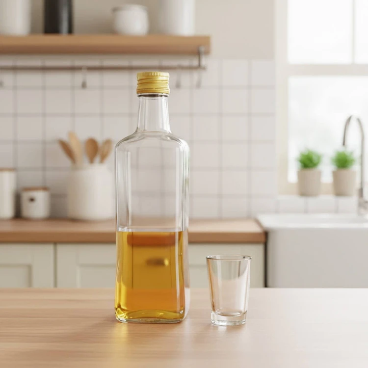 plaska Szklana butelka 200ml Diva Bimberek