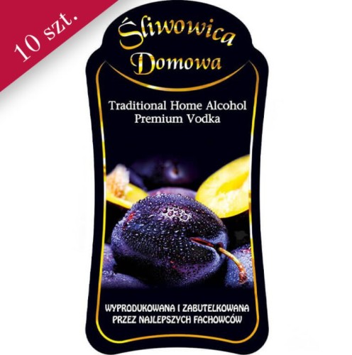 Śliwowica etykieta bimberek premium