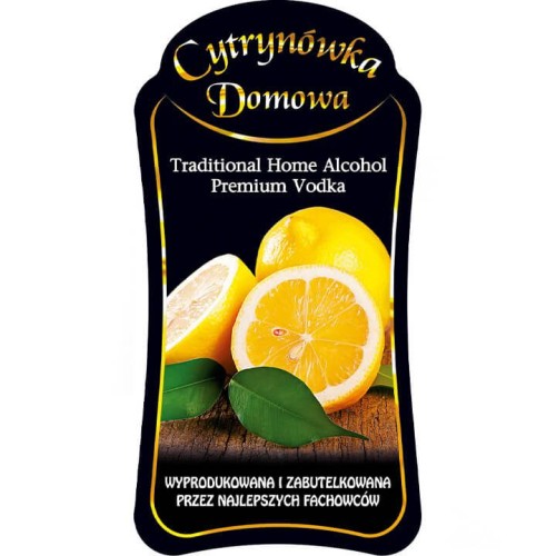 Etykieta cytrynówka premoum