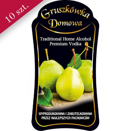 Etykieta na gruszkówkę bimberek