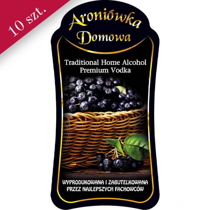 Etykieta aroniowka domowa premium bimberek sklep