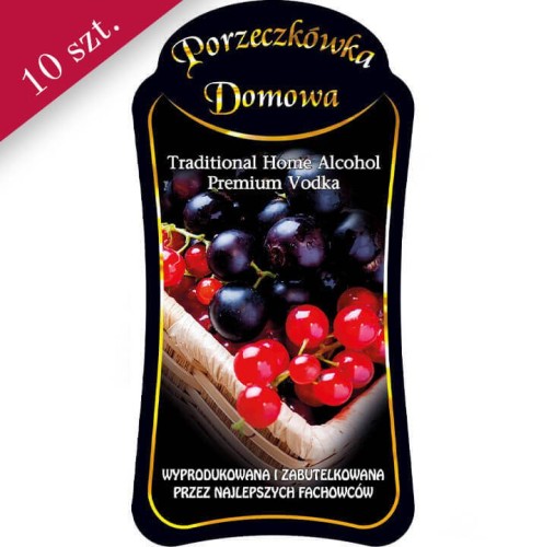 Etykieta porzeczkówka premium bimberek