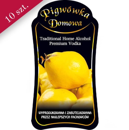 Etykieta na pigwówkę bimberek