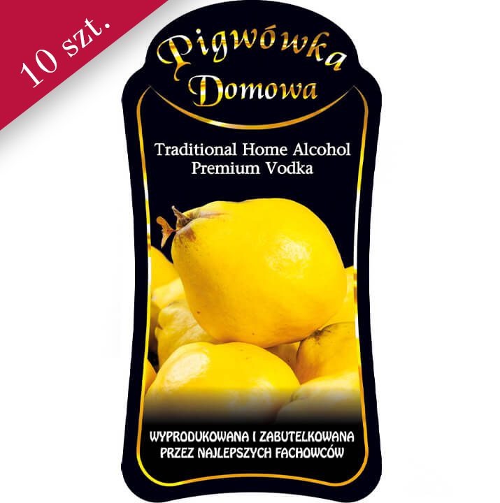 Etykieta na pigwówkę bimberek