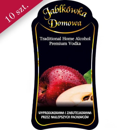 Etykieta jabłkówka premium bimberek