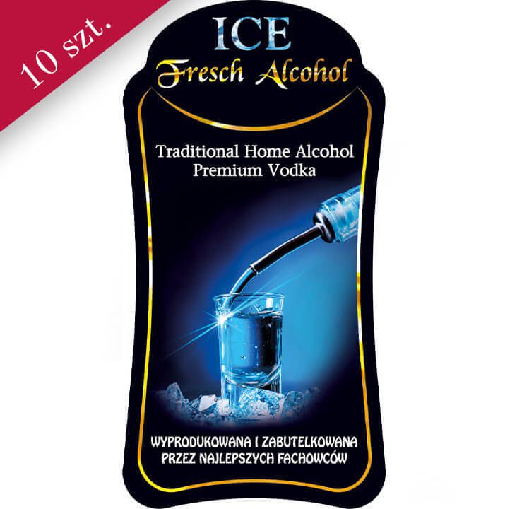 Etykieta Ice Fresch Alcohol