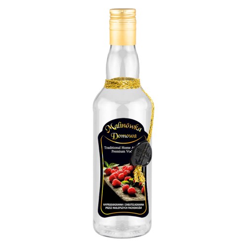 Butelka ozobna ze sznurkiem Monopol Bimberek malinowka premium