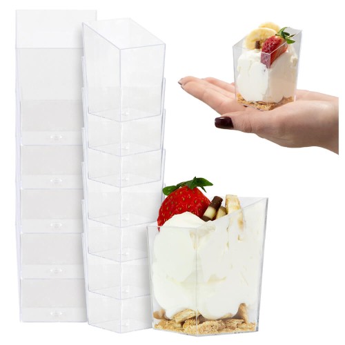 Pojemniczki na deserki 85ml cutblock bimberek komplet