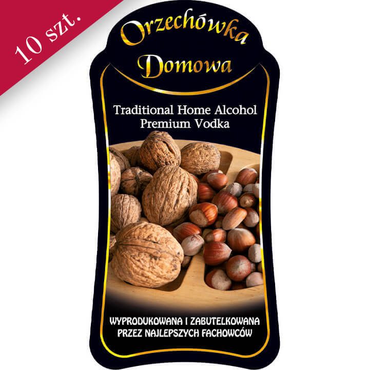 Etykieta orzechówka premium