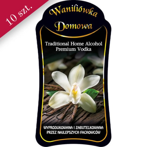 Etykieta waniliówka bimberek premium