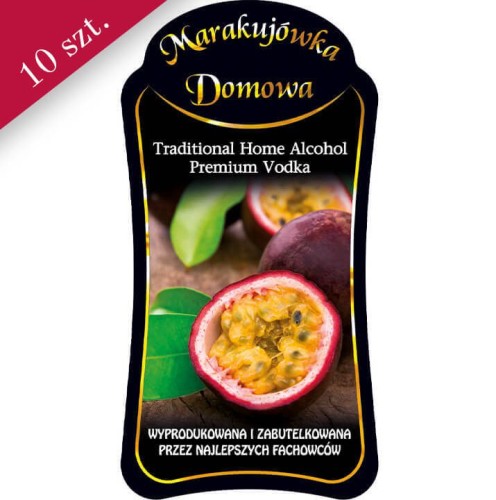 Etykieta marakujówka premium bimberek
