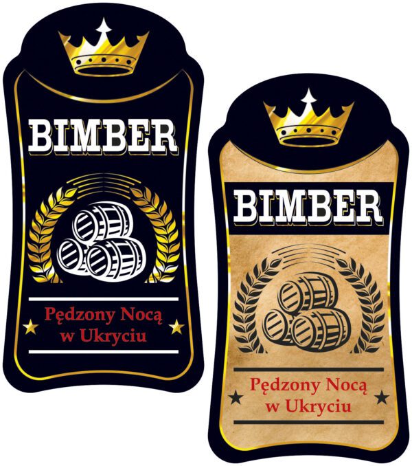 Etykieta bimber Premium Bimberek