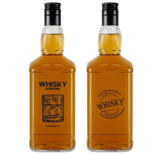 Butelka danie.ls z nadrukiem na whisky 700ml bimberek