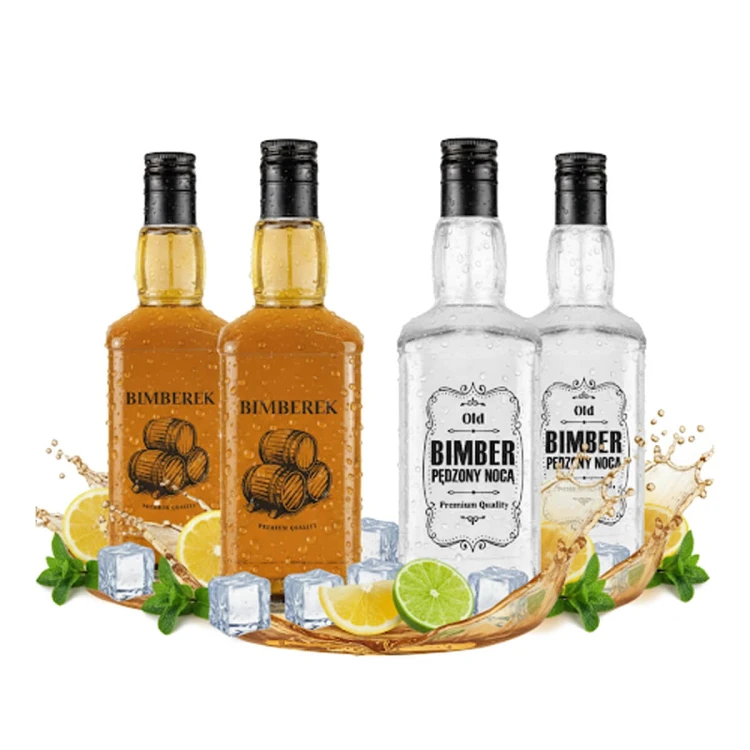 Butelka danie.ls z nadrukiem na bimber 700ml bimberek zestawe