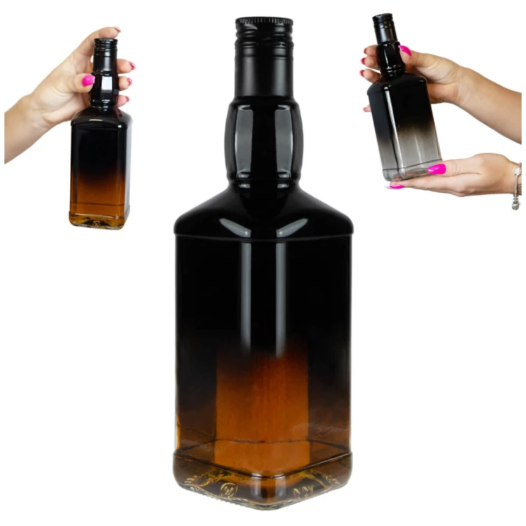 Malowana butelka Daniels ombre Daniels 500ml Bimberek hurtownia