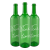 Butelka na wino nadruk wine time bimberek zielone