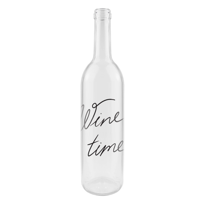 Butelka na wino nadruk wine time bimberek