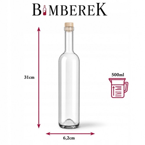 Zestaw świąteczny: 5 butelek Futura 500 ml, czapki Mikołaja i etykiety