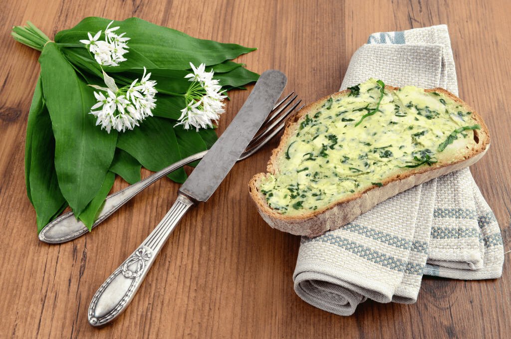 Maslo z czosnku niedzwiedziego Bimberek
