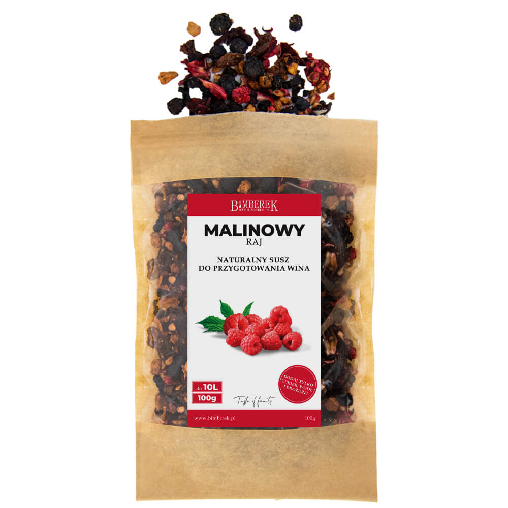 Susz do wina Bimberek malinowy raj 6