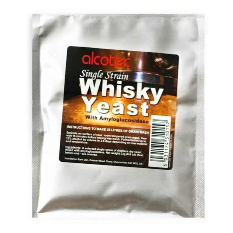 Drożdże do whisky z enzymem Alcotec Single Strain Whisky Yeast Bimberek