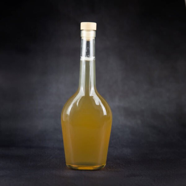 Piekna ozdobna butelka szklana na alkohol Bimberek Petri
