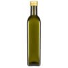 Butelka marasca 500ml na oliwe Bimberek zakretka krotka zlota